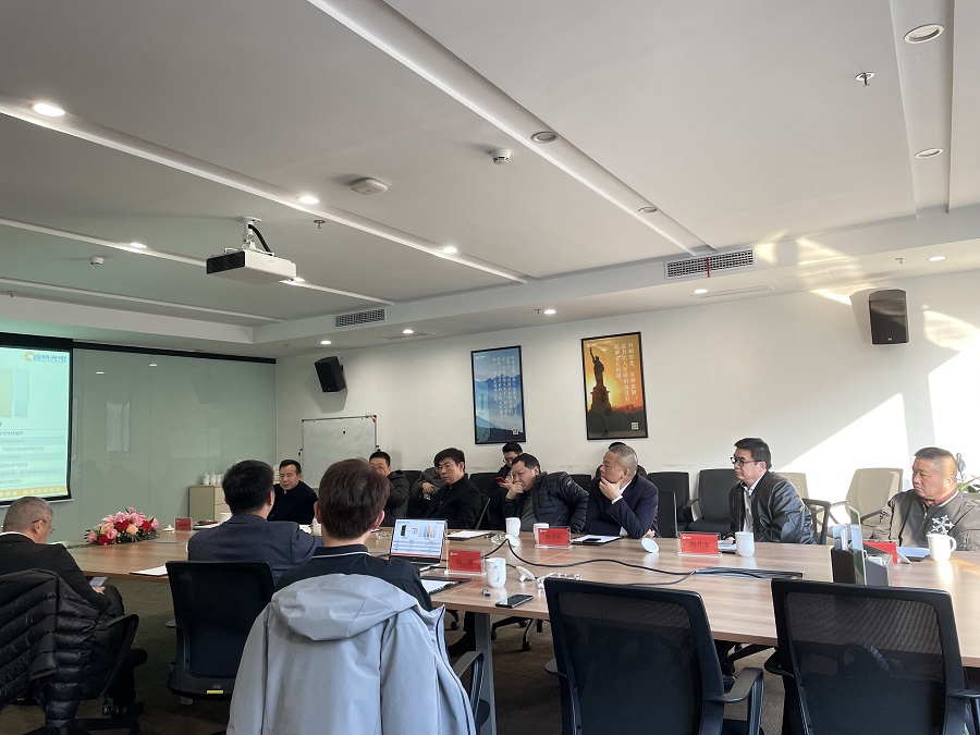 熱烈歡迎江蘇東西柿科技有限公司領(lǐng)導一行蒞臨考察調研合特光電