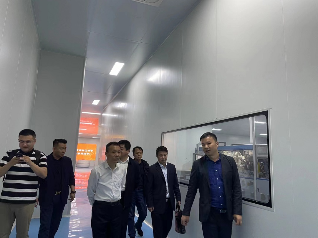熱烈歡迎滁州市領(lǐng)導一行蒞臨考察調研浙江合特光電有限公司